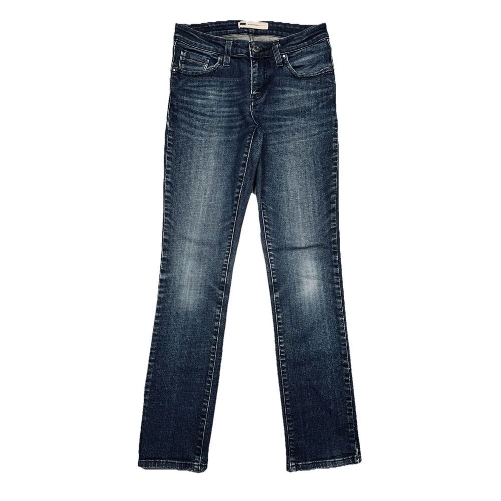 Levis Mid Rise Jeans Womens 2 Blue Skinny Denim Stretch Measures 27 x 29.5